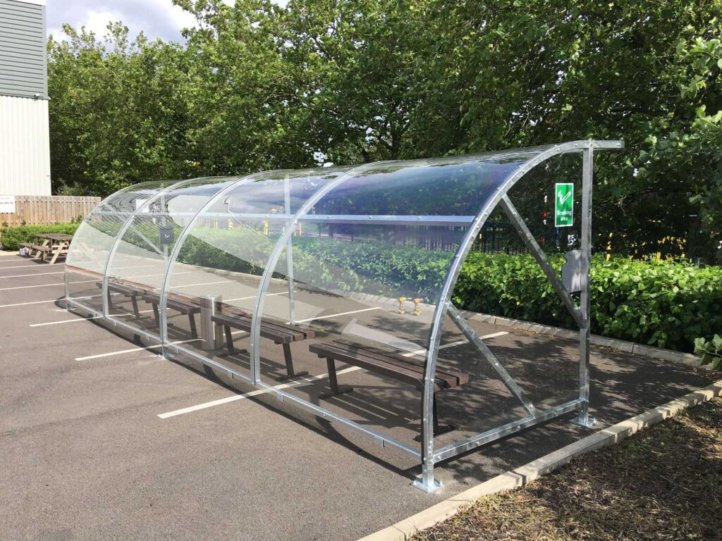 smoking shelter fully refurbished