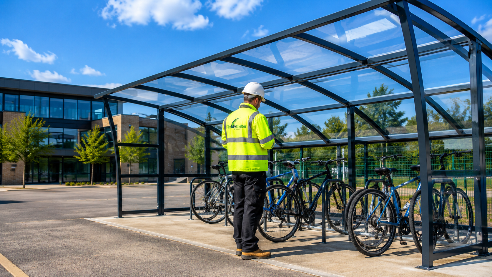 Why Schools Refurbish Cycle Shelters During the Summer Holidays